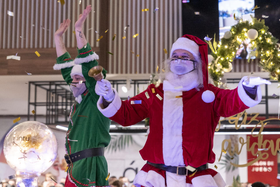 Santa Claus, at the Intu Xanadu shopping centre, on 19 November, 2021 in Madrid, Spain. (Photo By A. Perez Meca/Europa Press via Getty Images)