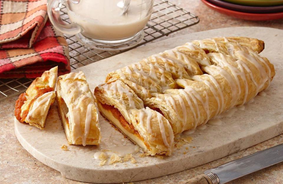 Pumpkin Cream Cheese Danish