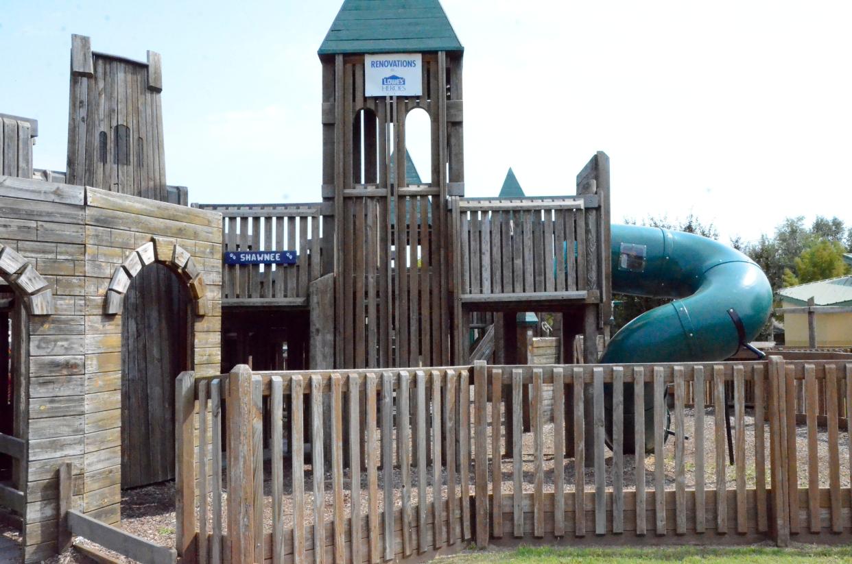 The aging, community-built KidSpace Park is coming down this week to make way for a new premiere park.