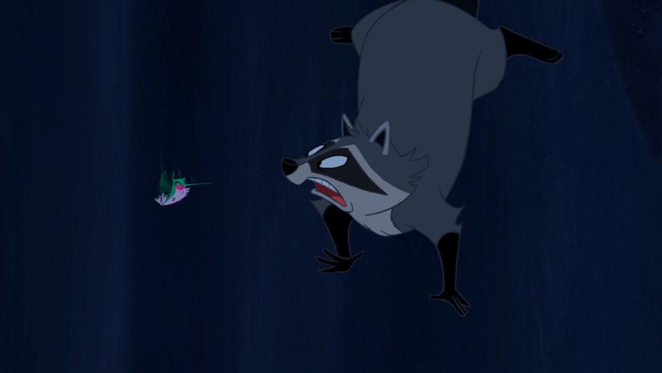 Meeko and Flick in Pocahontas