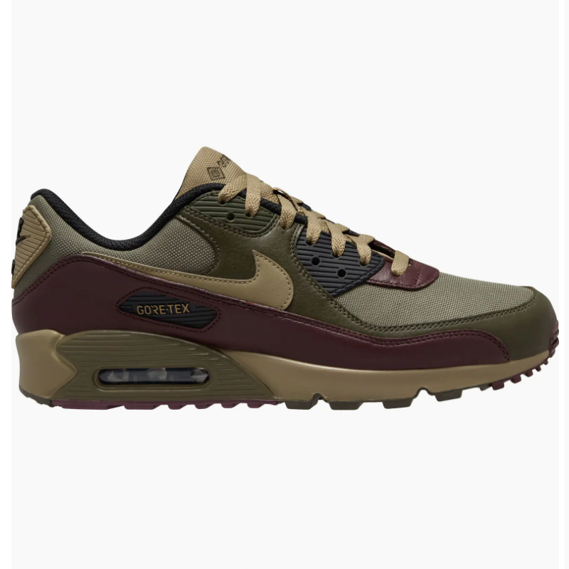 <p><a href="https://go.redirectingat.com?id=74968X1596630&url=https%3A%2F%2Fwww.nordstrom.com%2Fs%2Fnike-air-max-90-gore-tex-waterproof-sneaker-men%2F7393802%3Fcolor%3DMEDIUM%2BOLIVE%252F%2BOLIVE%252F%2BKHAKI%26size%3D11%26creative%3D146652331661%26device%3Dc%26network%3Dg%26acctid%3D21700000001689570%26dskeywordid%3D92700049883023004%26lid%3D92700049883023004%26ds_s_kwgid%3D58700005470170069%26ds_s_inventory_feed_id%3D97700000007631122%26dsproductgroupid%3D315717287007%26product_id%3D7656890%26merchid%3D1243147%26prodctry%3DUS%26prodlang%3Den%26channel%3Donline%26locationid%3D9004347%26targetid%3Daud-1024039078993%253Apla-315717287007%26campaignid%3D674752533%26adgroupid%3D37117474311%26gad_source%3D1%26gclid%3DCjwKCAiAzc2tBhA6EiwArv-i6fJeuMFmmfXRDyNL-MWSXZnfqECAI22ygpzH38pCMxmse5nVxpC4-hoC8Y0QAvD_BwE%26gclsrc%3Daw.ds&sref=https%3A%2F%2Fwww.esquire.com%2Fstyle%2Fmens-fashion%2Fg28182622%2Fbest-waterproof-sneakers%2F" rel="nofollow noopener" target="_blank" data-ylk="slk:Shop Now;elm:context_link;itc:0;sec:content-canvas" class="link ">Shop Now</a></p><p>Air Max 90 GTX Sneakers</p><p>nordstrom.com</p><p>$160.00</p>