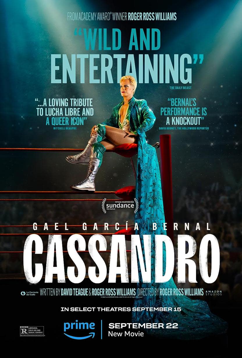 Póster oficial de Cassandro (Fuente: IMDb)