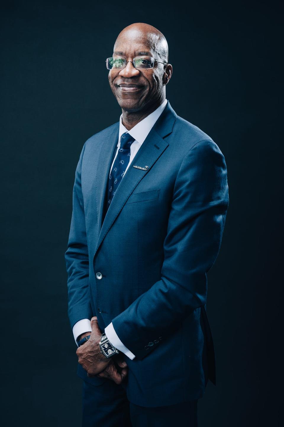 Laureus Academy Member Edwin Moses poses during the 2020 Laureus World Sports Awards on February 17, 2020 in Berlin, Germany.