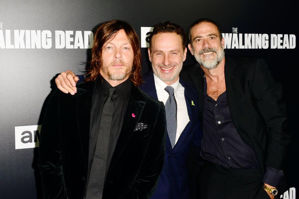 Norman Reedus, Andrew Lincoln, and Jeffrey Dean Morgan