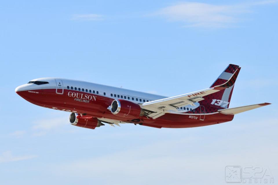 A Coulson 737 Fireliner in action (Coulson Aviation (USA) Inc)