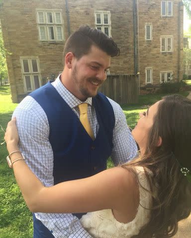 <p>Taylor Lewan Instagram</p> Taylor Lewan after he eloped with his wife Taylin Lewan.