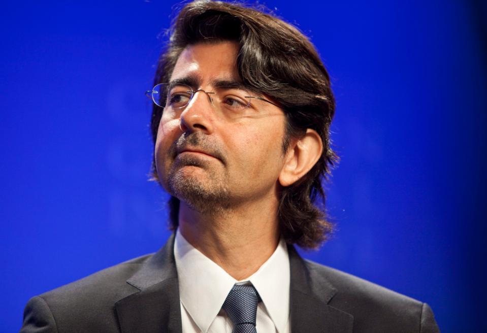 Pierre Omidyar, Chairman and Founder of eBay, looks on during the final session of the annual Clinton Global Initiative meeting in New York, on Thursday, September 23, 2010.