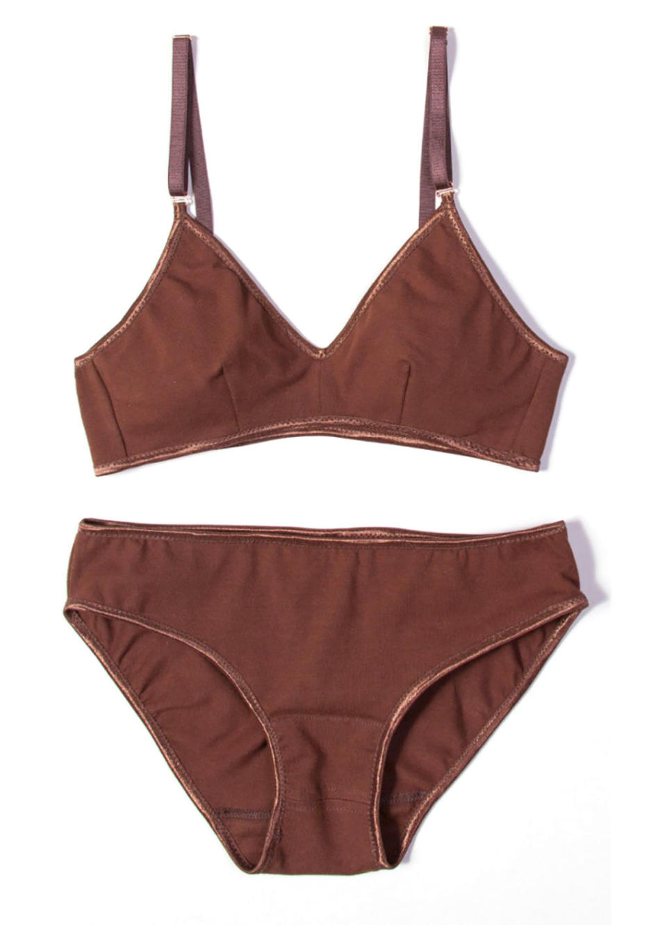 <p>Chestnut and Sky Alchemy Lingerie Set, from $64, <a rel="nofollow noopener" href="http://www.brookthere.com/silk-lingerie/chestnut-and-sky-alchemy-lingerie-set" target="_blank" data-ylk="slk:brookthere.com;elm:context_link;itc:0;sec:content-canvas" class="link "><u>brookthere.com</u></a>.</p>