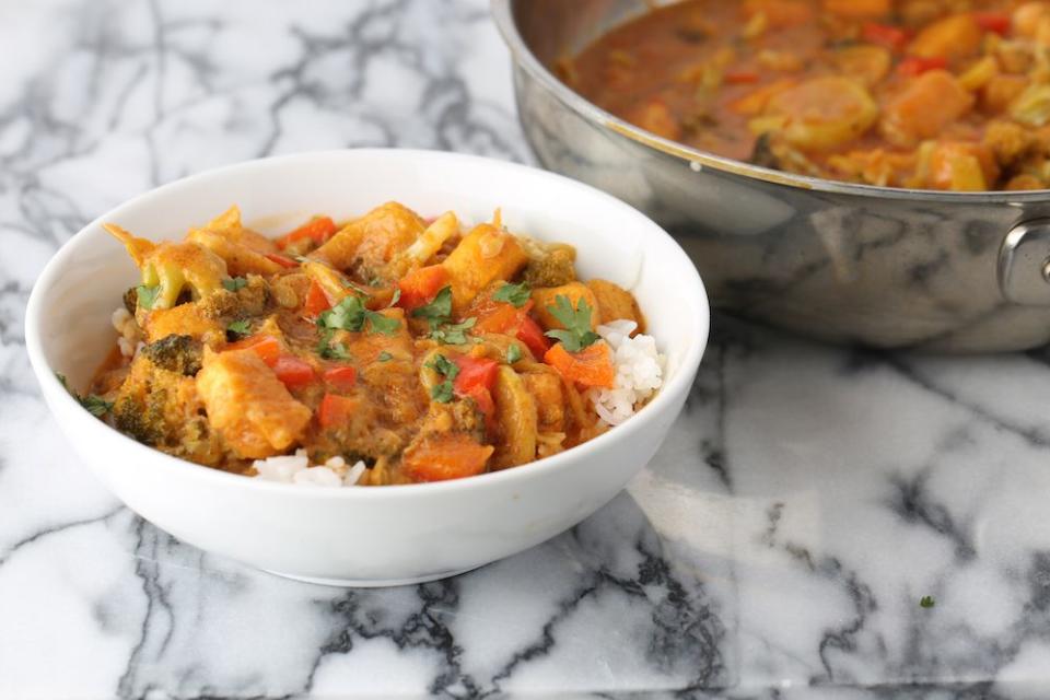 Coconut Milk and Tofu Curry