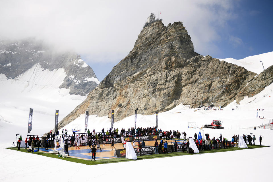 Aletsch glacier hoops