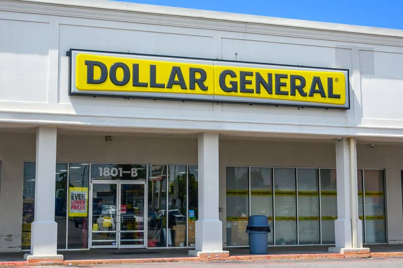 METAIRIE, LA, USA - JULY 25, 2023: Front of the Dollar General Store on Airline Drive