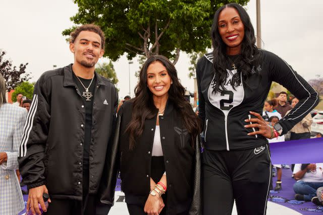 <p>BODYARMOR</p> Vanessa Bryant unveils basketball court in Compton to honor Kobe and Gianna, alongside Trae Young and Lisa Leslie