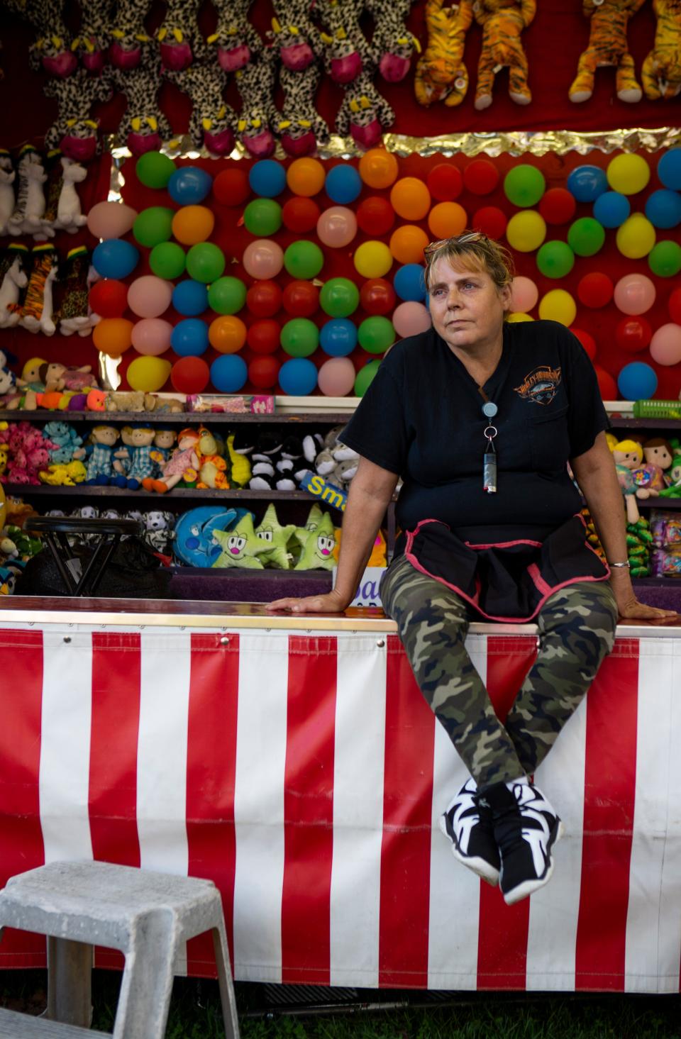 Scenes from the first day of the Fairfield County Fair in Lancaster Ohio on October 10, 2021.