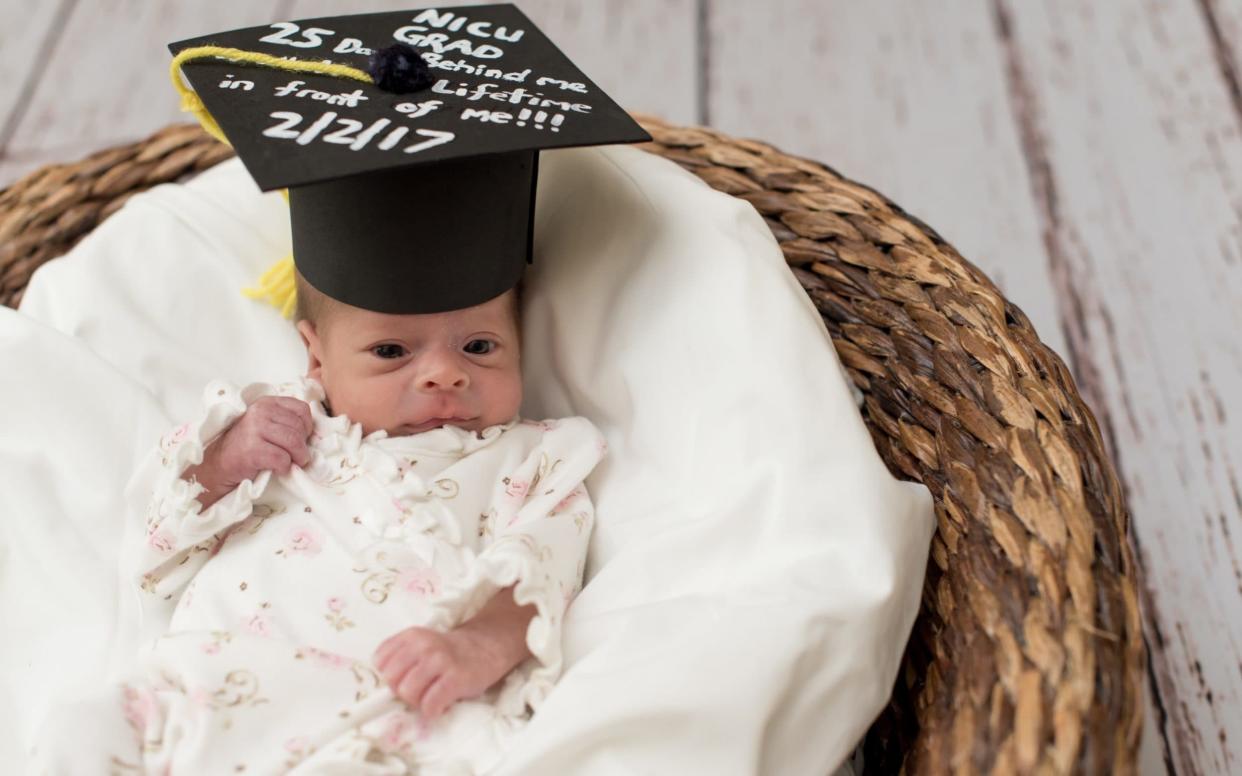 ‘The Birthplace’ at CaroMont Regional Medical Center has hosted 14 ‘graduations’ for premature babies - bellababyphotography.com