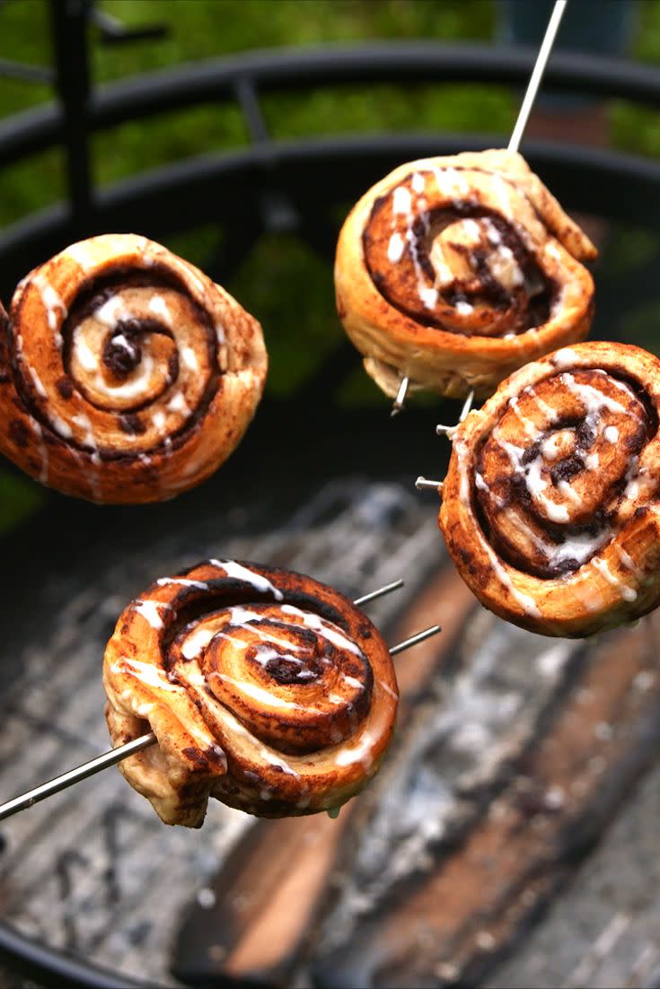 Campfire Cinnamon Rolls