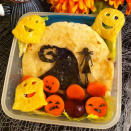 The bentos don’t always included characters and Heather also creates boxes inspired by seasonal holidays. For Halloween she made spooky bentos containing Jack Skellington from The Nightmare Before Christmas. <br><br>Photo: Heather Sitarzewski