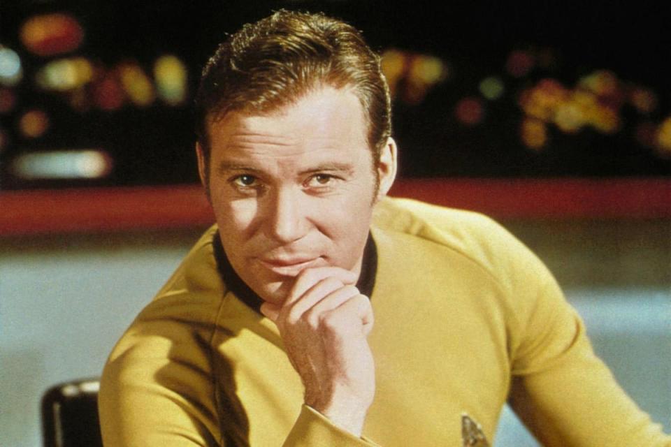 William Shatner as Captain James T Kirk in Star Trek: The Original Series (1966-1969) (Paramount)