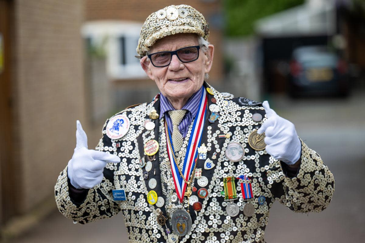 George Major, is The Pearly King of Peckham. <i>(Image: SWNS)</i>