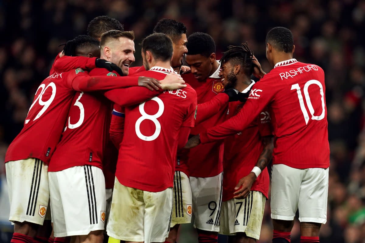 Manchester United are heading to Wembley (Martin Rickett/PA) (PA Wire)