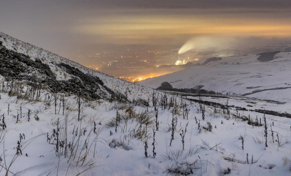 <em>Blanket – heavy snowfall blanketed parts of the UK including the Midlands and Wales (Picture: PA)</em>