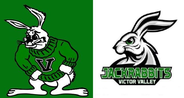 Out with the old, in with the news? An alleged move to replace the traditional "Jack the Jackrabbit" logo with a new design, right, has drawn the ire of some alumni. School officials said the old logo is not being replaced.