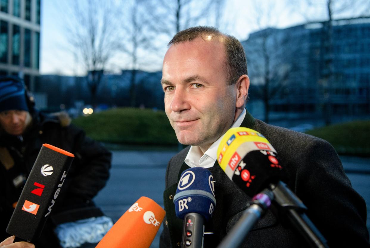 Manfred Weber has sparked a controversy with his comments over Christianity (Getty)
