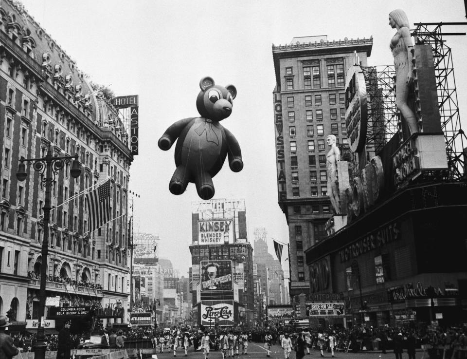 Teddy Bear Balloon in Macy's Parade