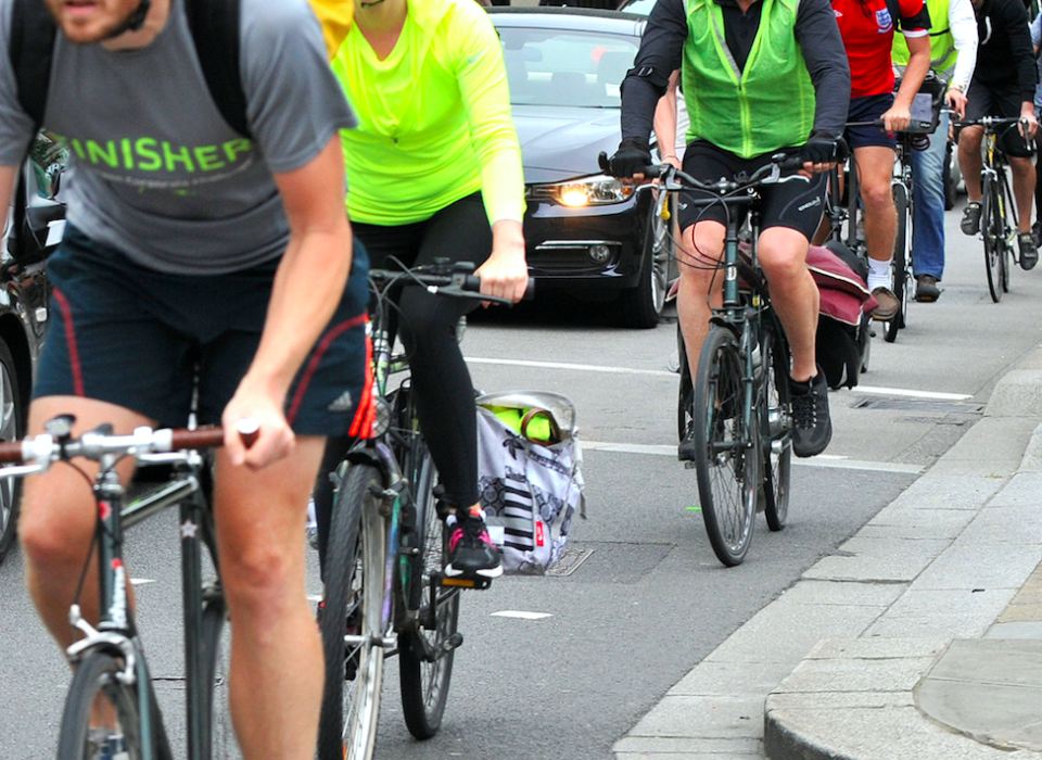 <em>The Government suggested that new laws would protect ‘our most vulnerable road users’ from cyclists (PA)</em>