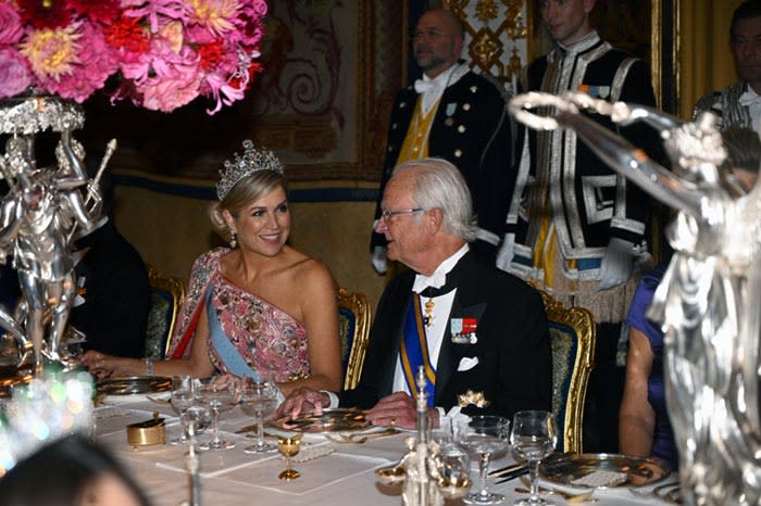 Cena de Estado en Suecia por la visita de los reyes Guillermo y Máxima