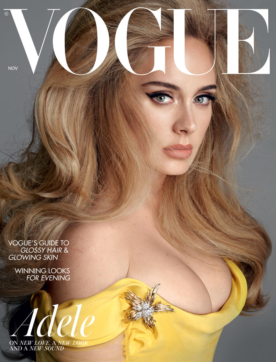 Adele covers the November issues of American and British Vogues. - Credit: Steven Meisel for British Vogue.