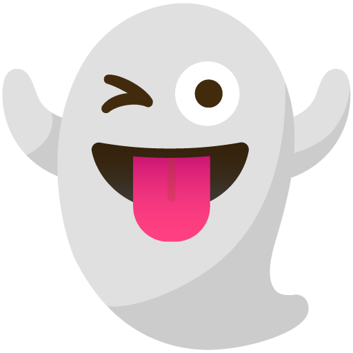 Image of ghost emoji on Android