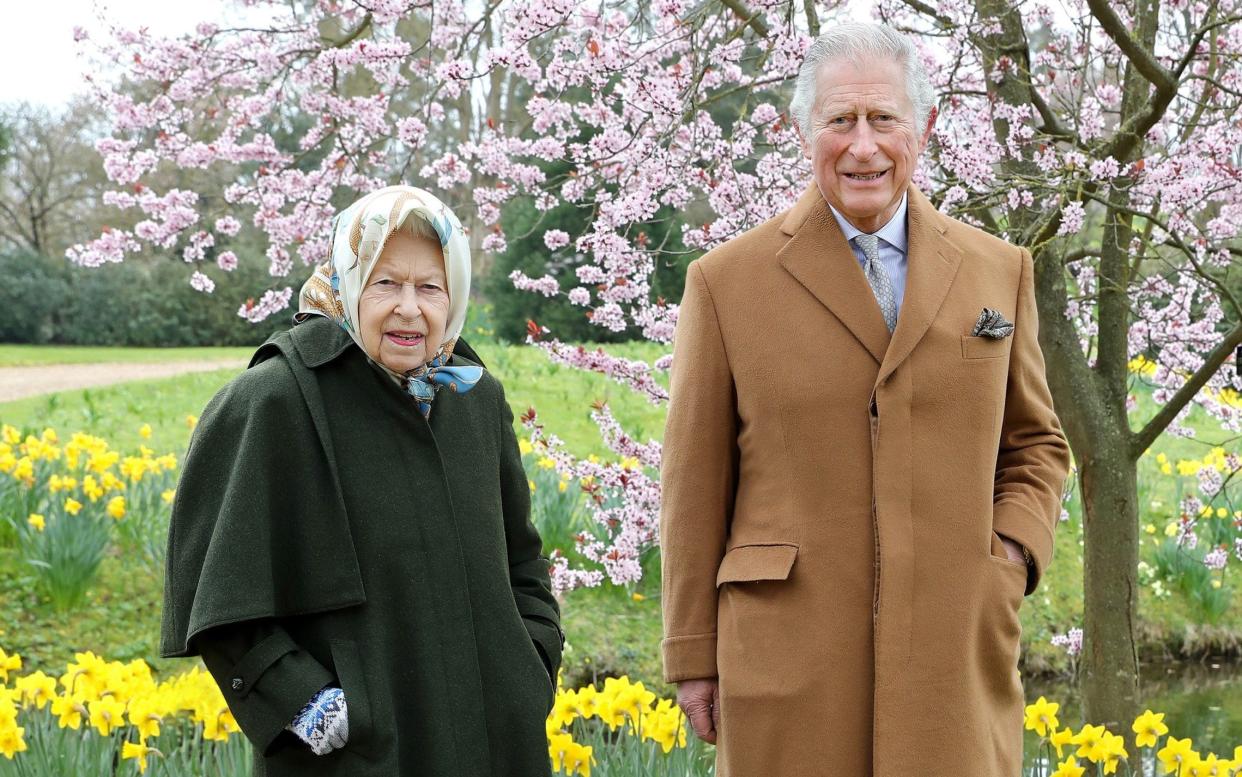 Her Majesty the Queen and her son get together at Frogmore House -  Chris Jackson