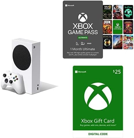 Save big on the XBOX Series S Digtal Bundle. Image via Amazon.