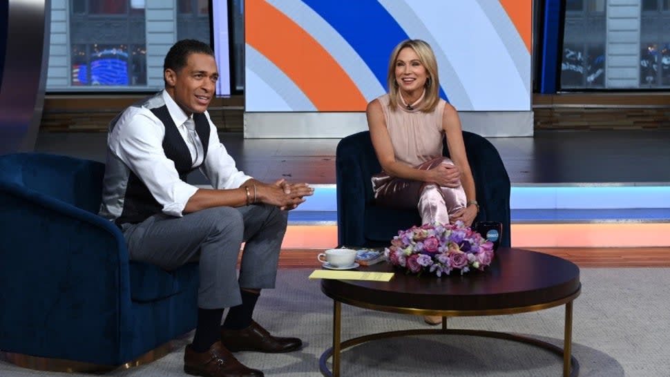 TJ Holmes and Amy Robach