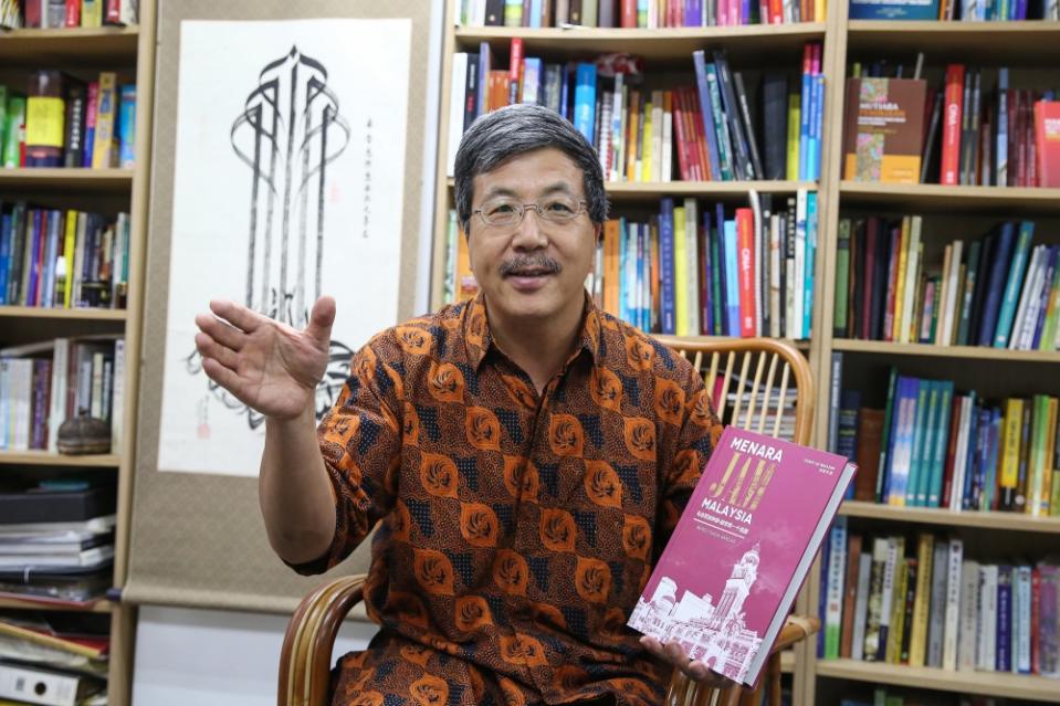 Yusuf Liu speaks to Malay Mail during an interview at his office in Petaling Jaya March 25, 2023. — Picture by Yusof Mat Isa