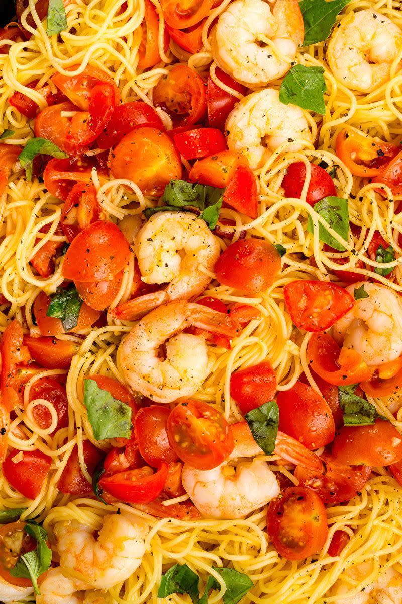 Bruschetta Prawn Pasta