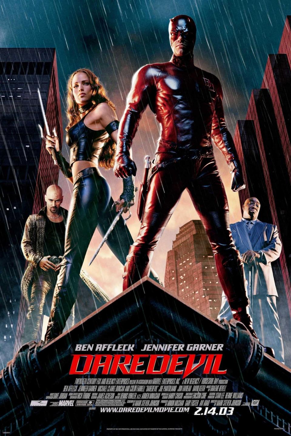 The theatrical poster for ‘Daredevil’ (New Regency/Fox)