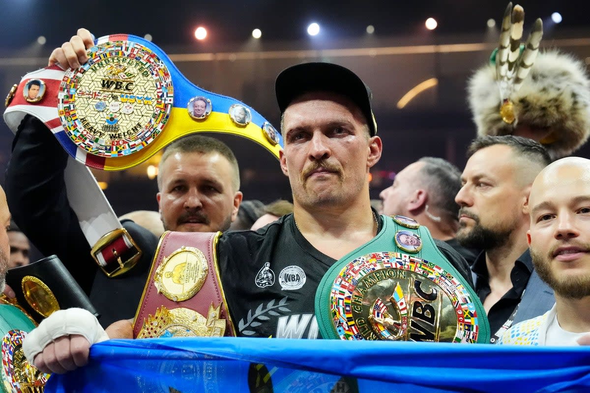 Undisputed reign over: Oleksandr Usyk is set to vacate his IBF world title (Nick Potts/PA Wire)