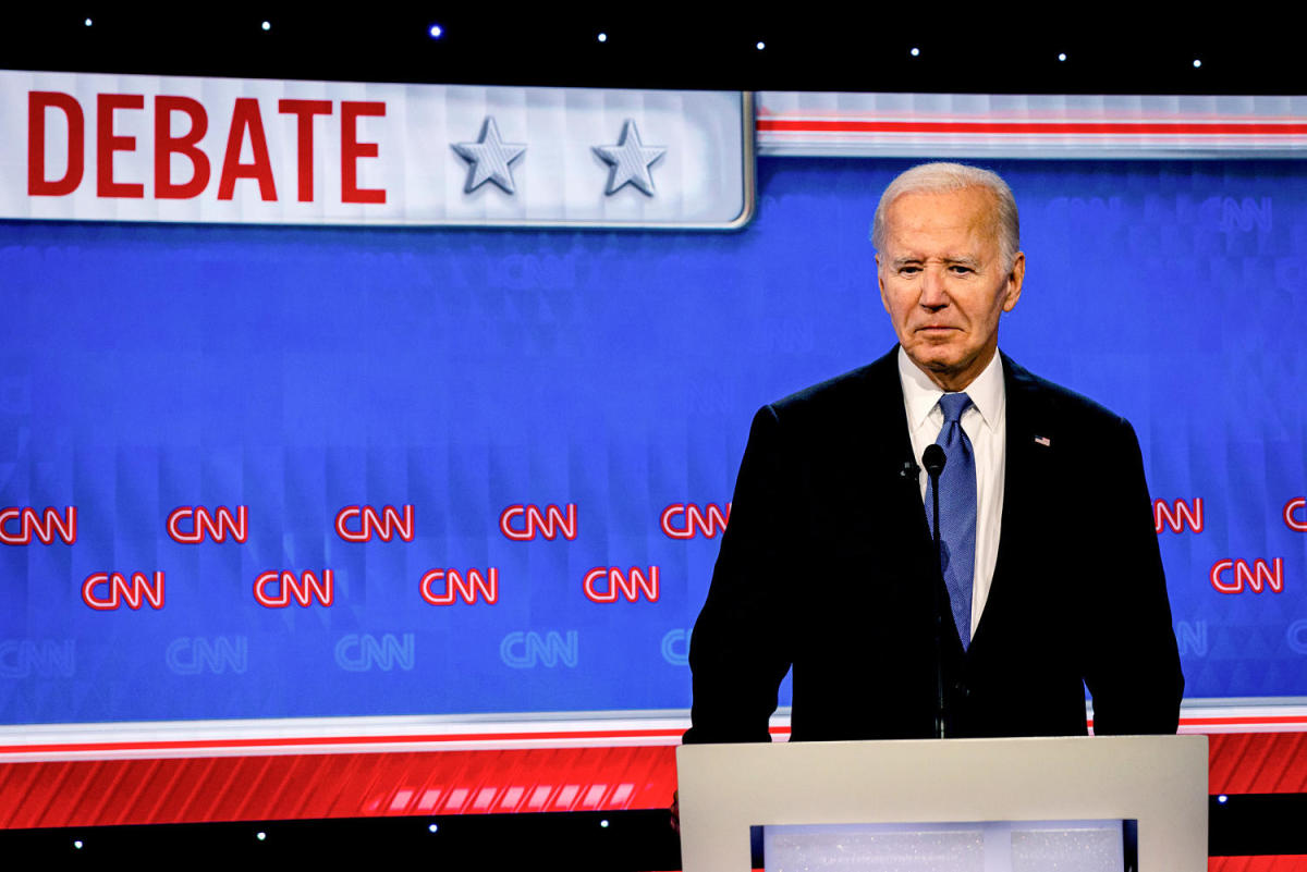 Biden jokes he ‘almost fell asleep on stage’ during last week’s presidential debate