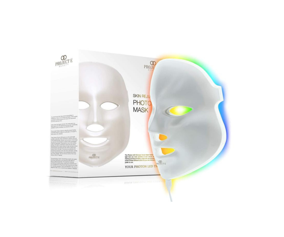 Project E Beauty Photon Skin Rejuvenation Face & Neck Mask. Photo: Amazon Australia