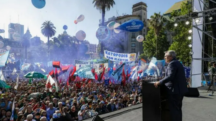 Hace un año, el Día del Militante había tenido como protagonista a Alberto Fernández, que insinuó sus aspiraciones reeleccionistas