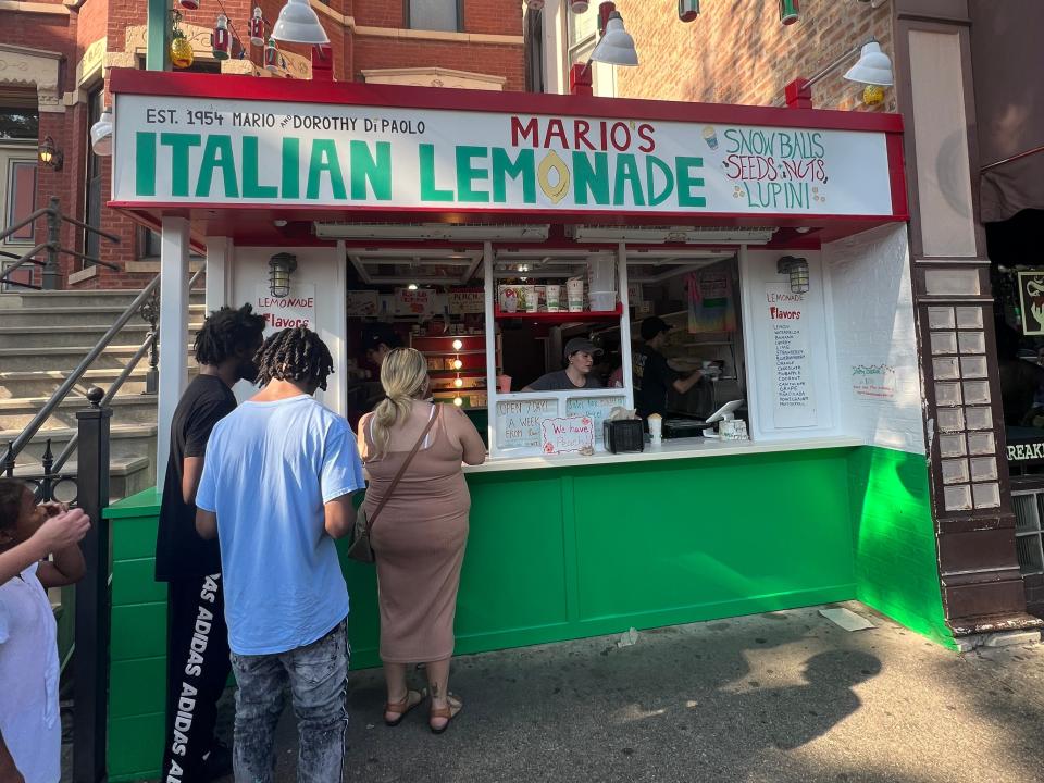 marios italian lemonade stand in chicago