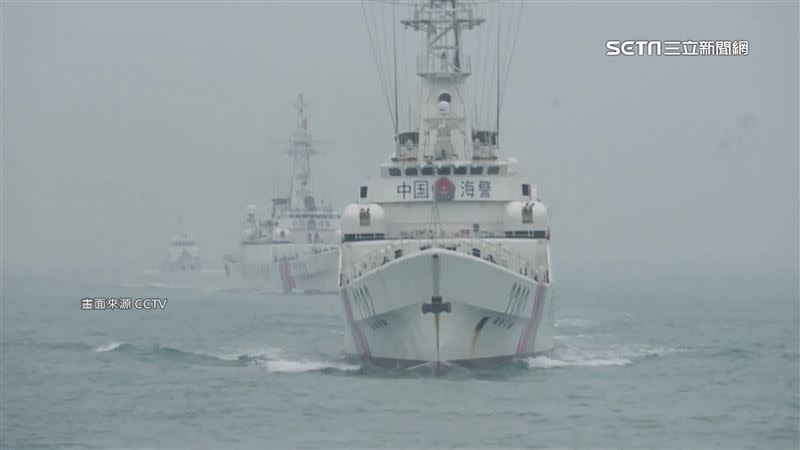 2名金門釣客因濃霧而迷航被中國海警救起，傳出1名是現役軍人，交人計畫有改變。（圖／畫面來源CCTV）