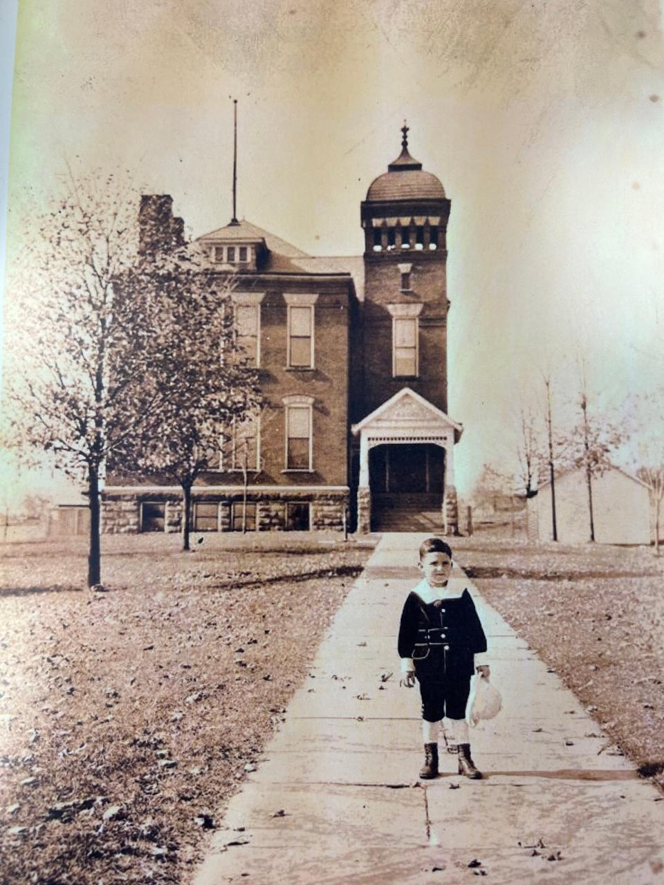 An antique photo of the original Lexington School building, still used today. Jason J. Molyet/News Journal