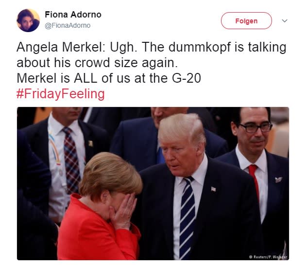 Die besten Merkel und Trump-Memes von G20