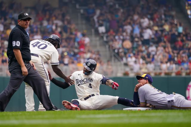 Brewers shortstop Luis Urias struggling in the field, at the plate