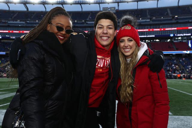 <p>Brittany Mahomes/Instagram</p> Kayla Nicole, Jackson Mahomes, Brittany Mahomes