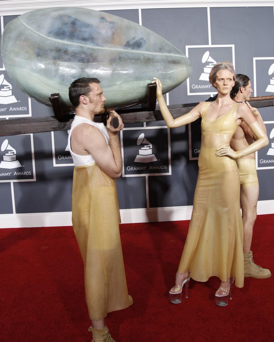 Lady Gaga at the 2011 Grammy Awards