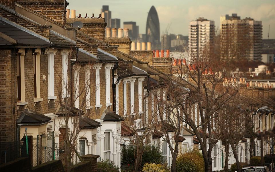 Housing market transactions fell by nearly 4pc in the year to December 2017, official figures show - Getty Images