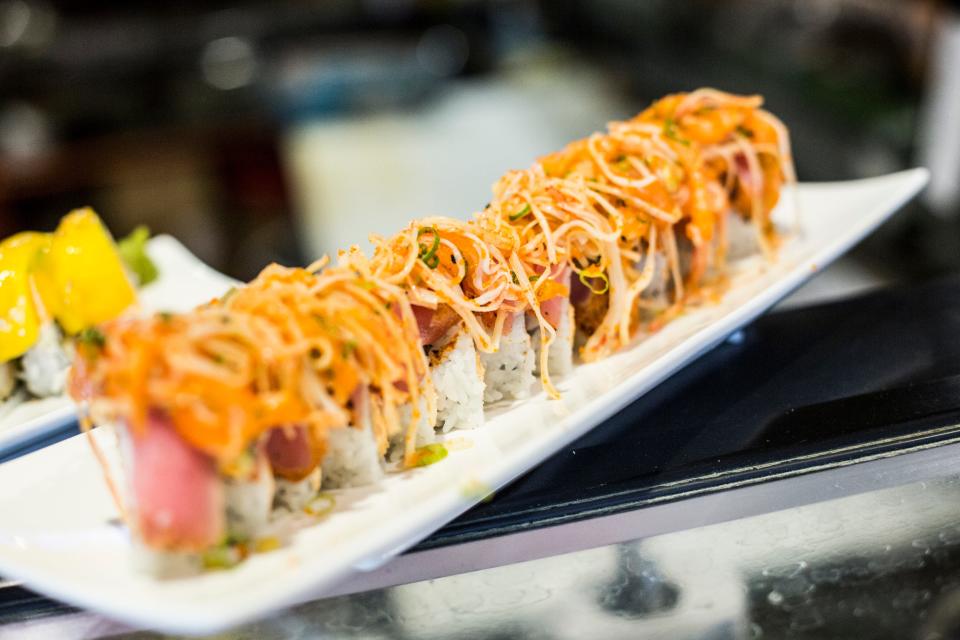 Sakura Japanese Restaurant offers a wide variety of sushi rolls at the Germantown restaurant.
